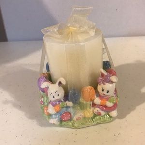 Easter holiday candle/candle holder